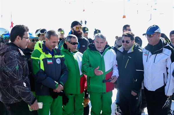 افتتاح پیست توچال با حضور ریاست کمیته ملی المپیک 9