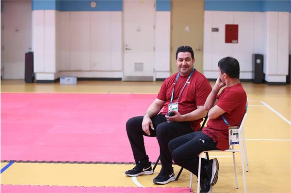 بازیهای کشورهای اسلامی ریاض؛بازدید سرپرست کاروان کشورمان از تمرینات تیم ها