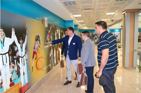 دیدار با رییس اتحادیه کشتی جهان 11