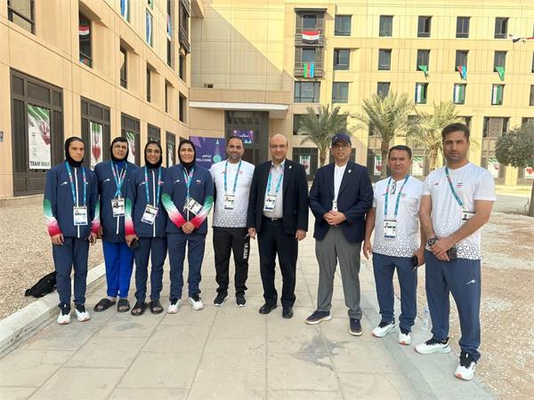 بازی های کشورهای اسلامی ریاض؛ حضور دبیرکل کمیته ملی المپیک در جمع ملی‌پوشان‌ ووشو ایران