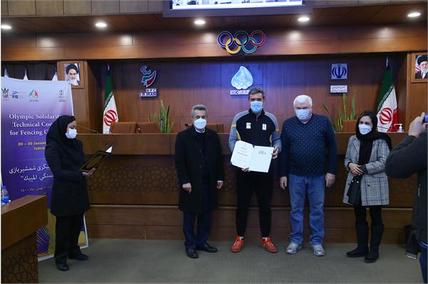 مراسم اختتامیه دوره همبستگی المپیک شمشیربازی 12