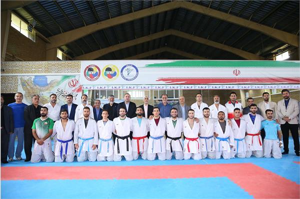 بازدید وزیر ورزش و جوانان و مسولان کمیته ملی المپیک  از اردو تیم ملی کاراته 5