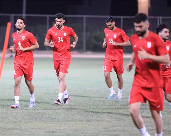 تمرین تیم ملی امید فوتبال در کربلا 3