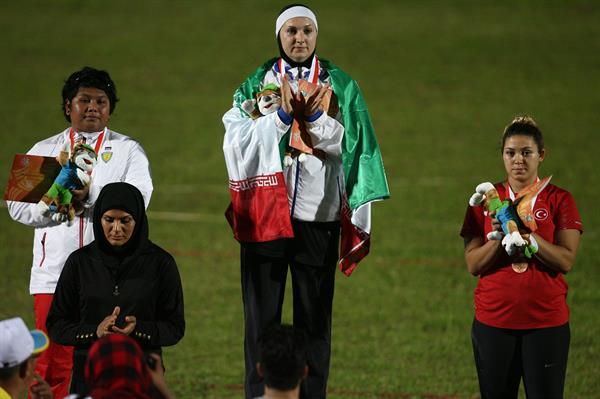 سومین دوره بازیهای همبستگی کشورهای اسلامی_اندونزی(107)؛لیلا رجبی هم طلا گرفت