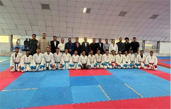 حضور رئیس فدراسیون و مسئولان استان مرکزی در اردوی تیم ملی امید