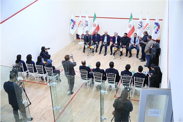 بازدید دبیرکل کمیته ملی المپیک از اردو اسکواش 13