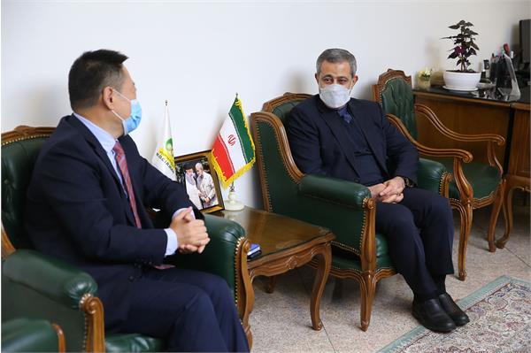 دیدار دبیرکل کمیته ملی المپیک با مسوولان سفارت چین در ایران 2