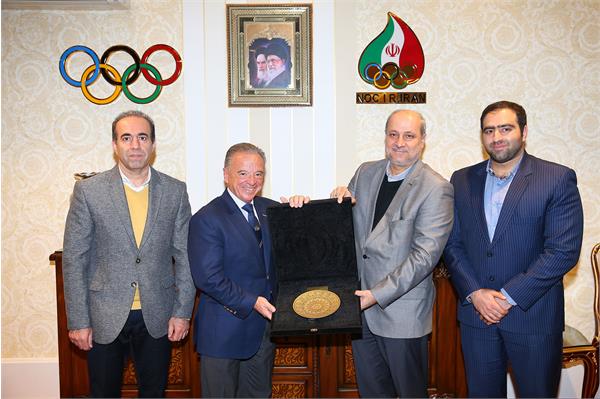 دیدار دبیرکل کمیته ملی المپیک با رییس فدراسیون جهانی پرورش اندام 5