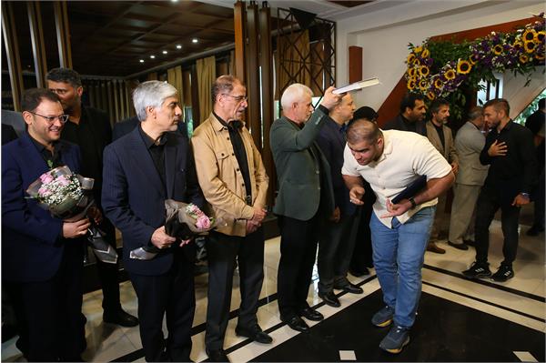 مراسم بدرقه کاروان ورزشی اعزامی به بازی های المپیک پاریس و امضا تفاهم نامه ورزشی با آستان قدس رضوی 58