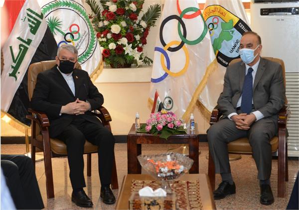 دیدارهای ریاست کمیته ملی المپیک در کشور عراق 8