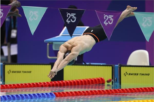 بازیهای کشورهای اسلامی ریاض؛مهدی زاده به نیمه‌نهایی شنا ۲۰۰ متر قورباغه صعود کرد