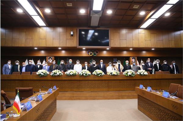 نشست مسئولان ورزش کشور با هیئت ورزشی کشور قطر 32