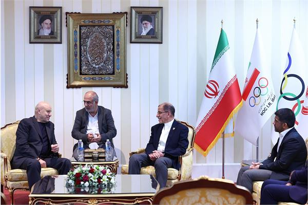 دیدار ریاست کمیته ملی المپیک با نایب رییس فدراسیون جهانی کشتی 12