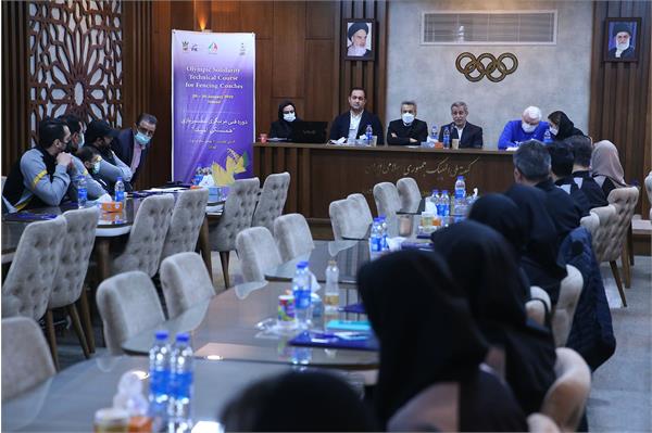 مراسم افتتاح دوره شمشیربازی المپیک سولیداریتی 15