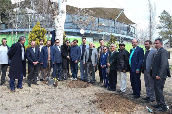 مراسم روز درختکاری در آکادمی ملی المپیک و فدراسیون گلف 24