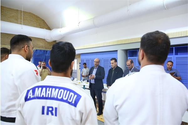 بازدید دبیرکل کمیته ملی المپیک از اردو جودو 3