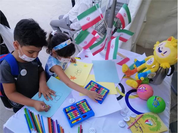 همزمان با گرامیداشت هفته المپیک ؛ غرفه همبستگی  وارزشهای المپیک راه اندازی شد