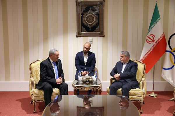 دیدار نایب رییس فدراسیون جهانی شمشیربازی با ریاست کمیته ملی المپیک 9