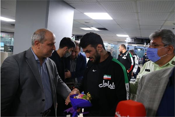 استقبال از تیم ملی کشتی آزاد و فرنگی 5