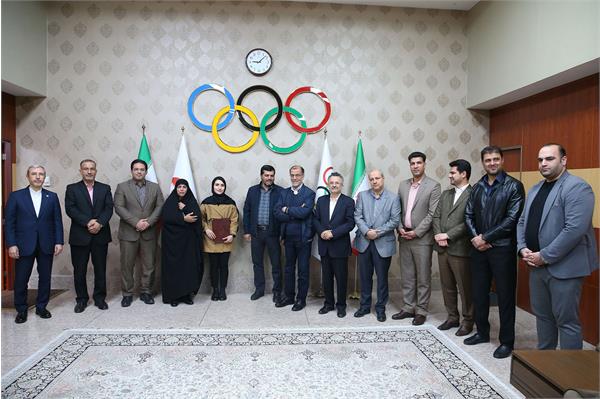 تقدیر هیئت اجرایی کمیته ملی المپیک از هانیه رستمیان 2