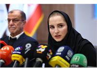 کنفرانس مطبوعاتی عضویت ثریا آقایی در کمیته بین المللی المپیک 12