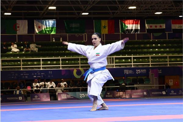 بازی های کشورهای اسلامی ریاض؛ فاطمه صادقی در کاتا انفرادی طلایی شد