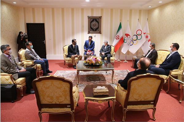 دیدار با رییس کنفدراسیون سپک تاکرا آسیا 1