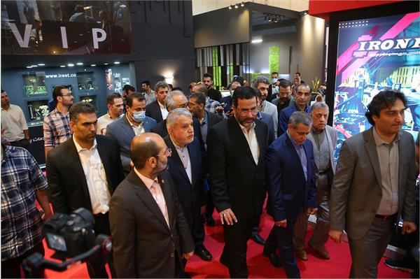 جضور رییس کمیته ملی المپیک در نمایشگاه تجهیزات ورزشی 2