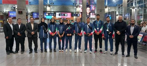 بازی‌های کشورهای اسلامی ریاض،بازگشت تیم ملی بسکتبال 3 نفره آقایان و بانوان به کشور