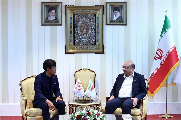 دیدار دبیرکل کمیته ملی المپیک با رییس رسانه ای شورای المپیک آسیا 11