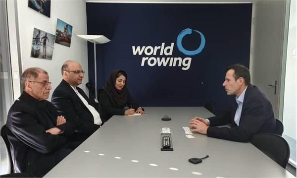 NOC President & Secretary-General Meet World Rowing President