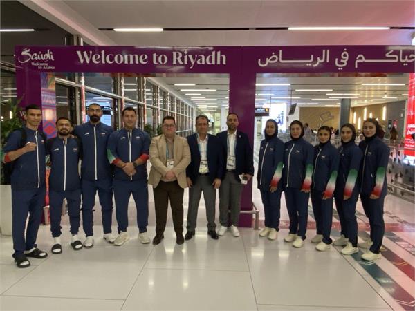 با استقبال مدیران کمیته ملی المپیک؛ تیمهای ملی موی تای و کاراته وارد ریاض شدند