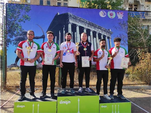کسب سه مدال نقره و سه مدال برنز در بخش تیمی مسابقات تیراندازی با کمان ارمنستان