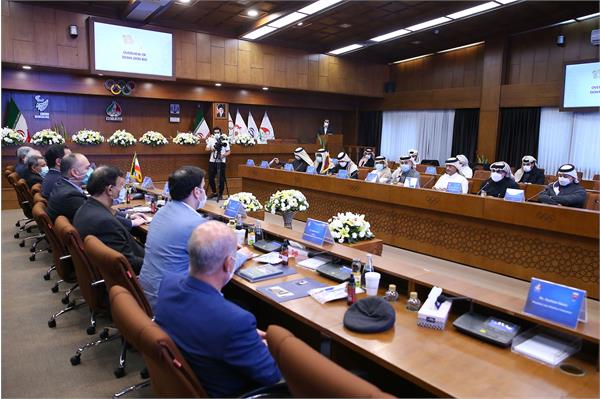 نشست مسئولان ورزش کشور با هیئت ورزشی کشور قطر 31