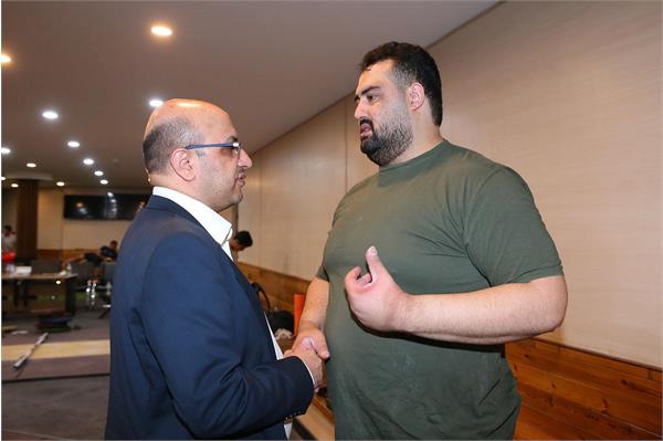 بازدید دبیرکل کمیته ملی المپیک از اردو وزنه برداری  6