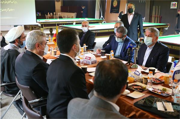 بازدید مسئولین کمیته ملی المپیک از فدراسیون های ژیمناستیک، هاکی و بولینگ و بیلیارد 44