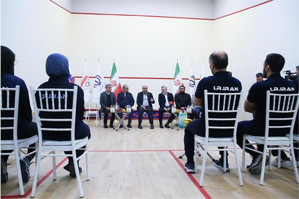 بازدید دبیرکل کمیته ملی المپیک از اردو اسکواش 5