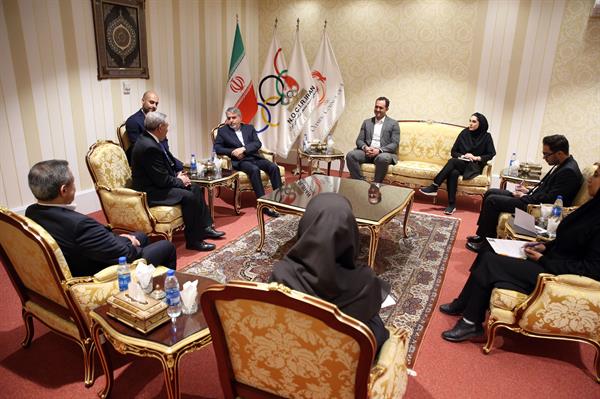 دیدار نایب رییس فدراسیون جهانی شمشیربازی با ریاست کمیته ملی المپیک 8