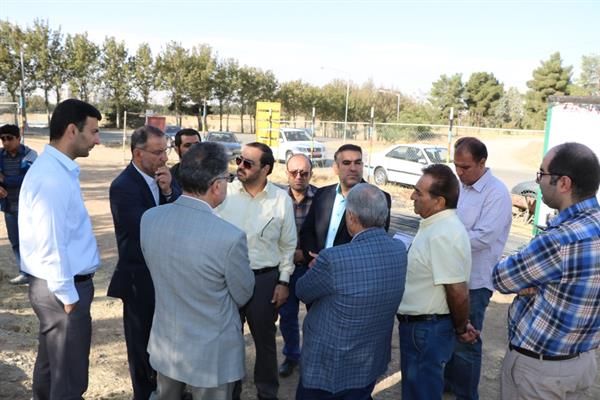 بازدید مهندس رحمتی و دکتر شعبانی‌بهار از ساختمان شماره 2 فدراسیون تیراندازی با کمان