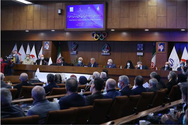 مراسم رونمایی از دستاوردهای حاصل از طرح های تاریخ شفاهی ورزش ایران
