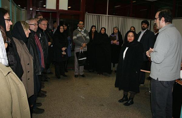 شرکت کنندگان دومین سمپوزیوم بین الملی تربیت بدنی و ورزش زنان و دختران در آکادمی ملی المپیک و پارالمپیک