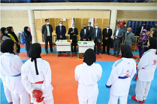 بازدید مسولان کمیته ملی المپیک از اردو تیم ملی کاراته بانوان 7