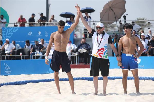 بازی های آسیایی جوانان بحرین ۲۰۲۵؛ شکوهی صاحب مدال طلای کشتی ساحلی شد