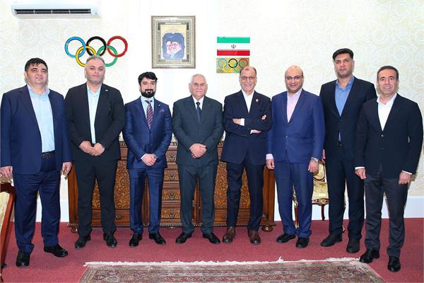 دیدار ریاست و دبیرکل کمیته ملی المپیک با رییس فدراسیون جهانی وزنه برداری 11