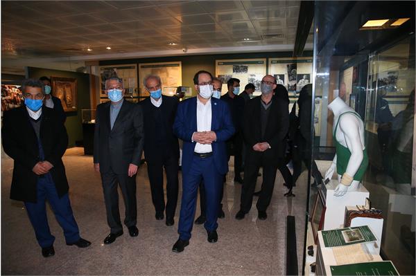 بازدید ریاست دانشگاه تهران از موزه ملی ورزش 14