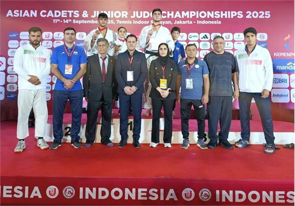 Silver & Two Bronzes for Iran’s Cadet Judokas at Asian Championships