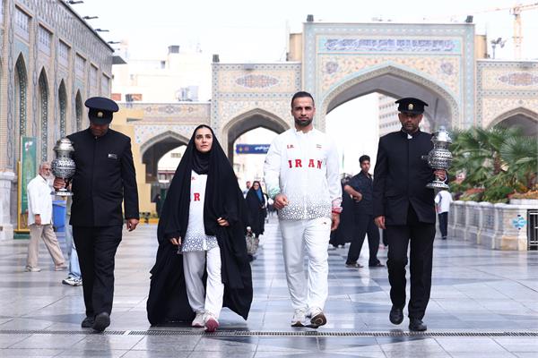 مراسم اعطا پرچم و بدرقه پرچمداران اعزامی به بازیهای آسیایی آیچی ناگویا 36