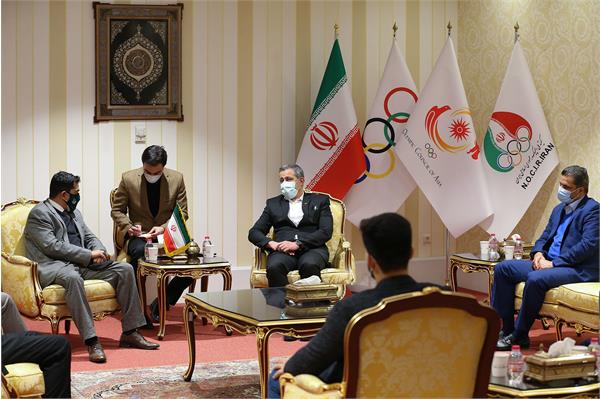 دیداردبیرکل کمیته ملی المپیک با رییس فدراسیون آسیایی بیسبال 10