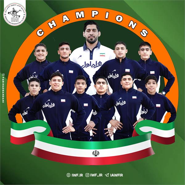 Iranian Cadet Wrestlers Bag Asian Championship in Kyrgyzstan