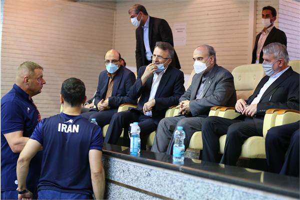 بازدید از اردو تیم ملی کشتی و والیبال 5